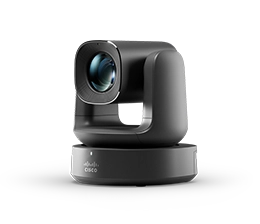 Cisco Room Vision PTZ camera for intelligent meeting rooms.